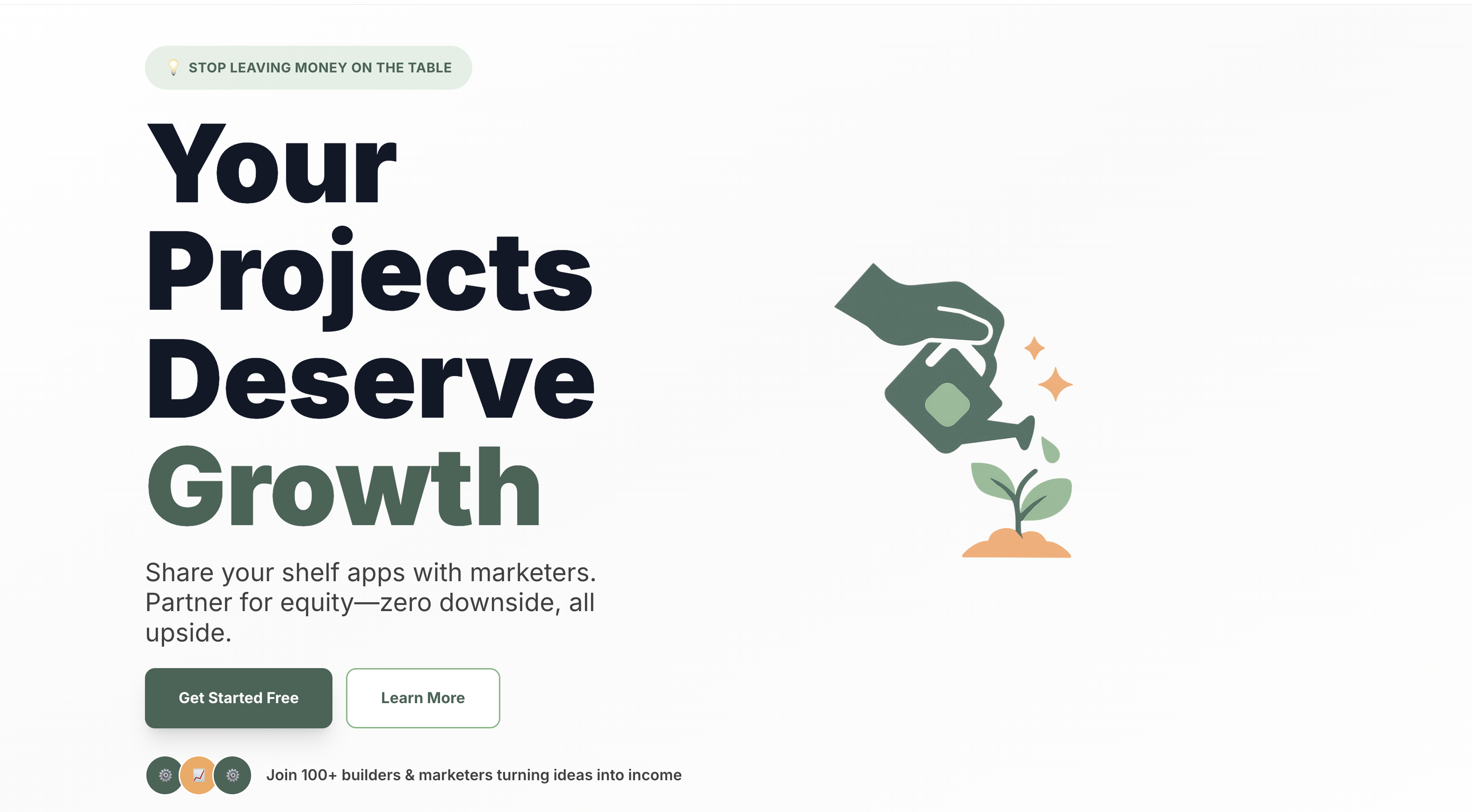 GrowMyApp - Main screenshot showing features and interface