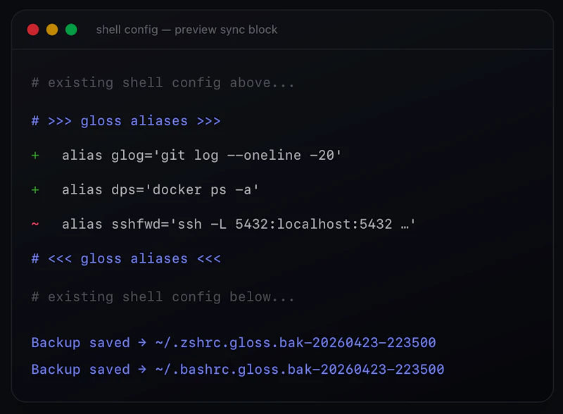 Gloss screenshot 4