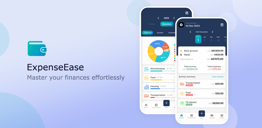 expense-ease - Manage your expenses & incomes effortlessly