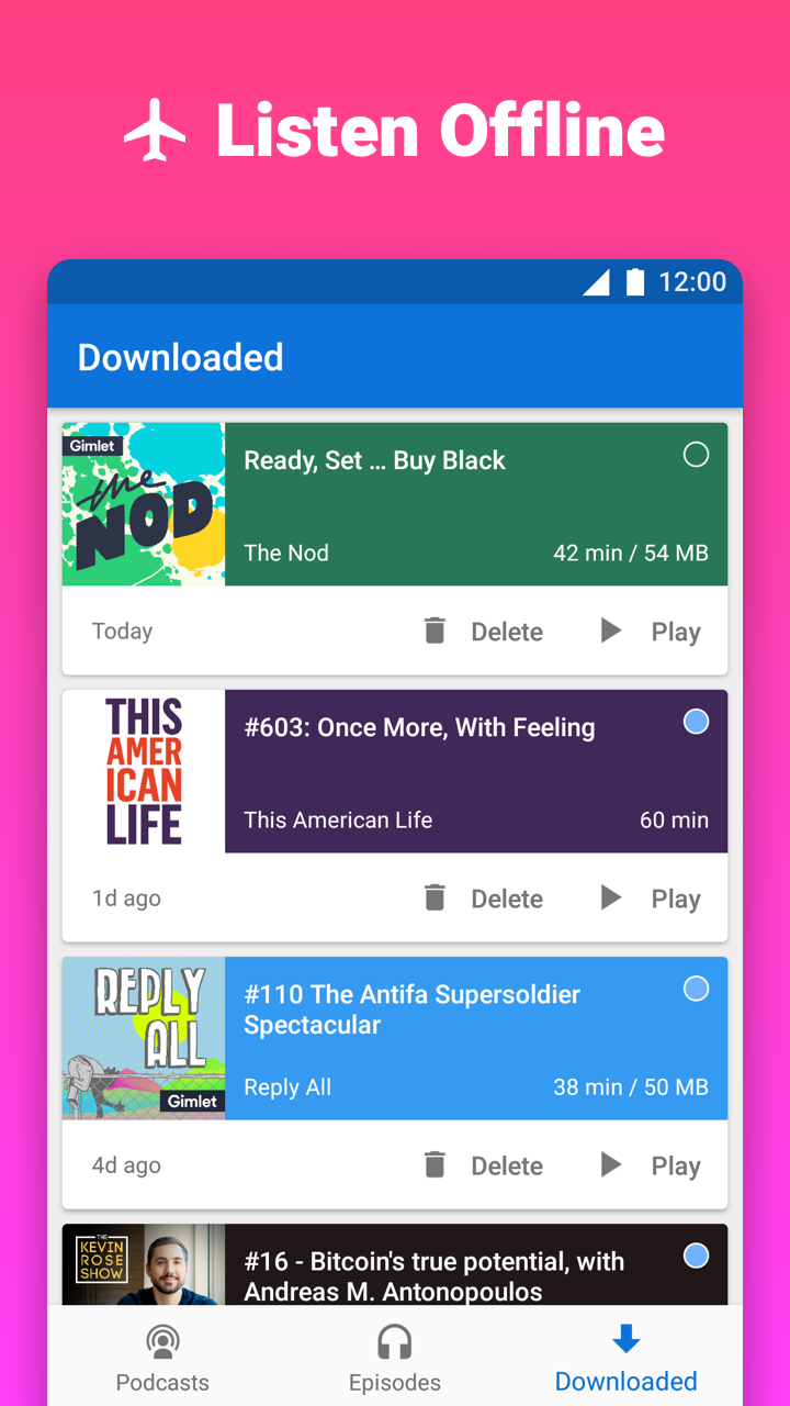 PodByte Podcast Player gallery image