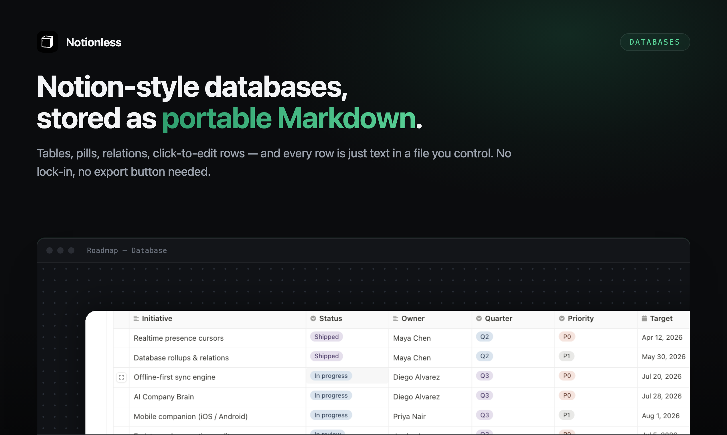 Open-source Notion alternative. gallery image