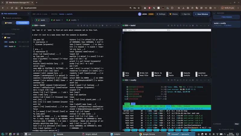 Web Remote Manager PRO (WRM) screenshot 2