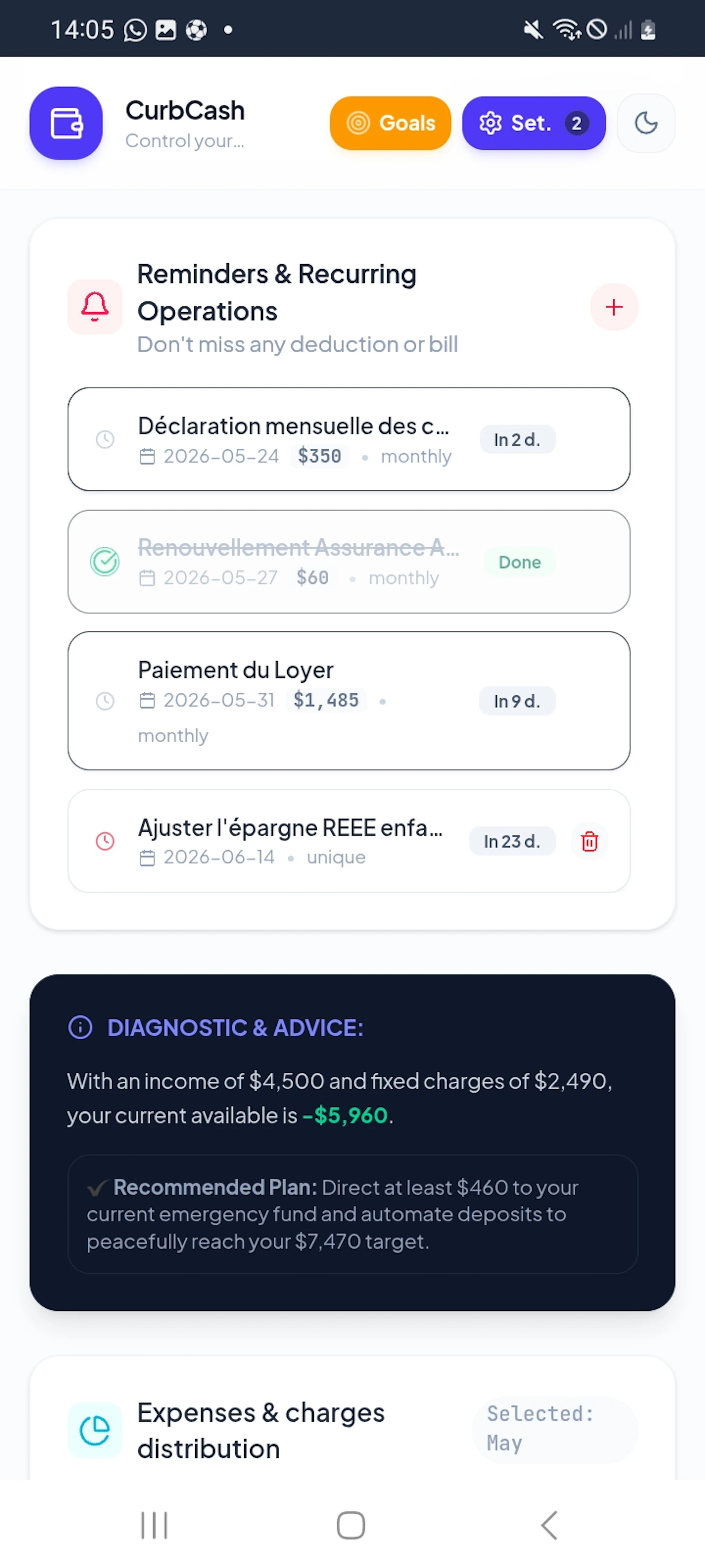 CurbCash — Budget de Famille  screenshot 5