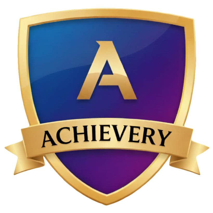 Achievery - Product Hunt launch logo and brand identity