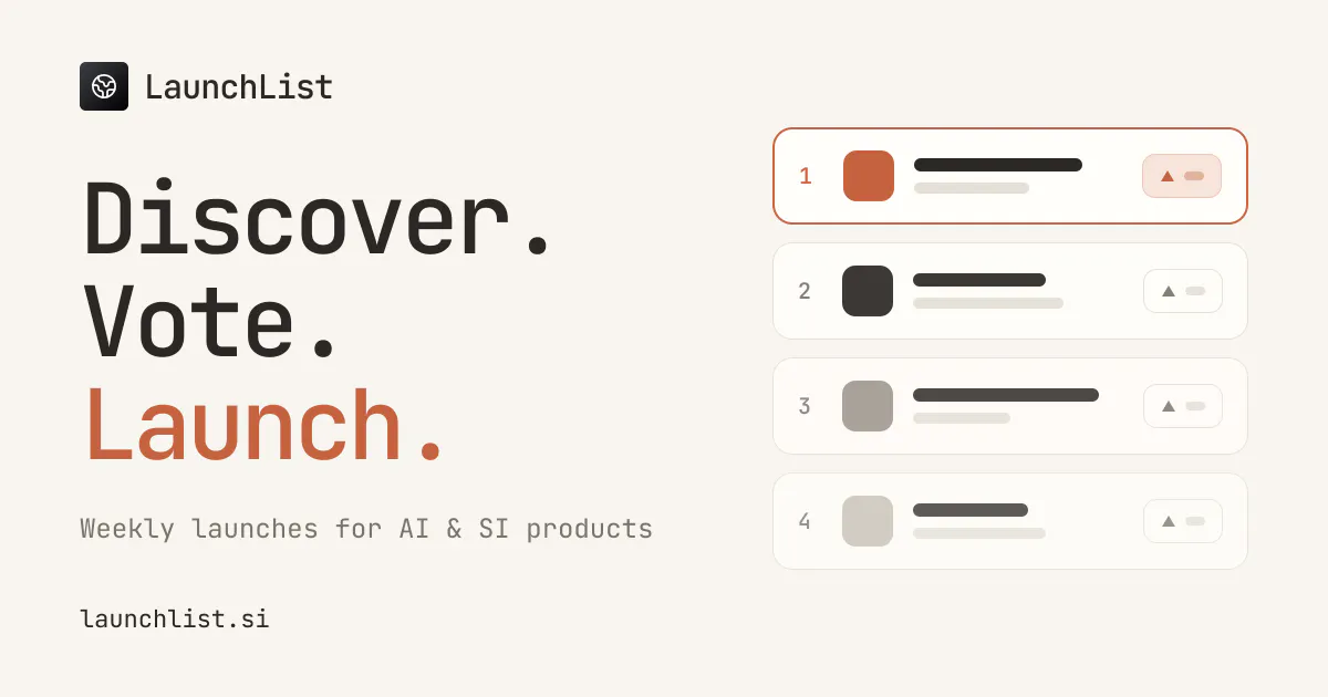 LaunchList gallery image