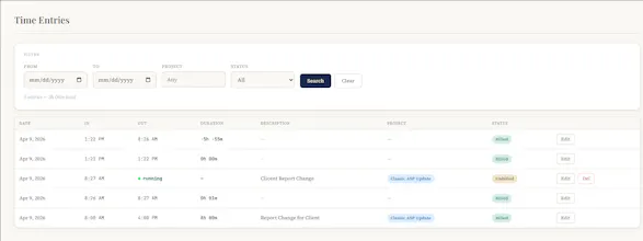 TimeClock Pro gallery image