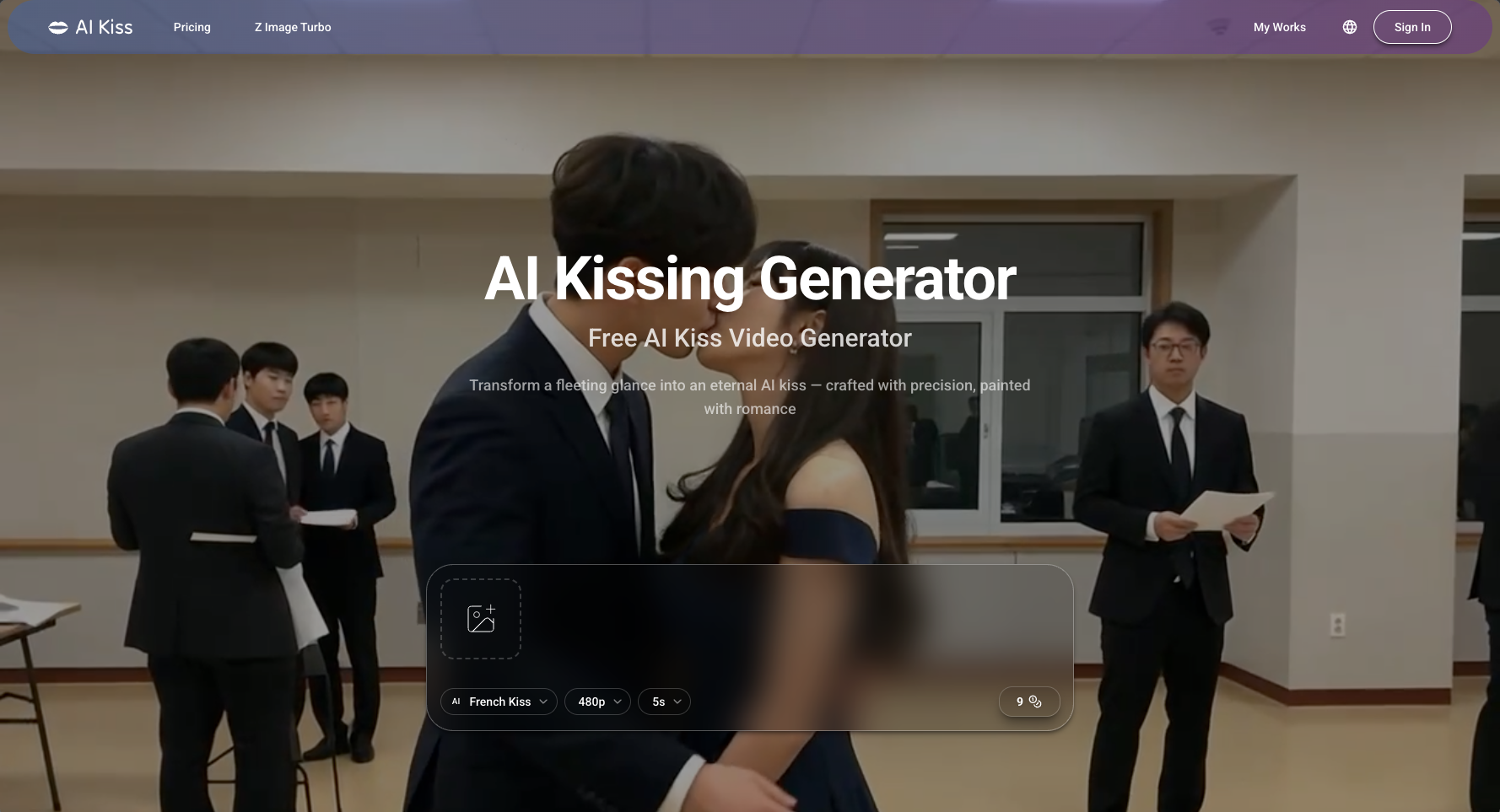  Free AI Kiss Video Generator gallery image