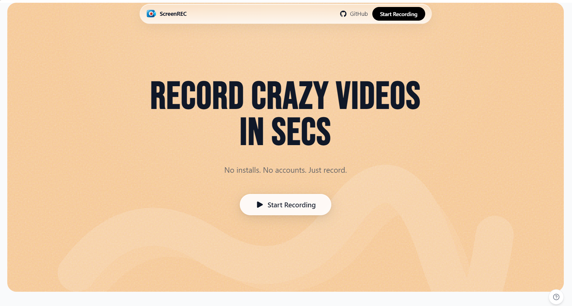 ScreenREC - Screenshot 2 showing product features and functionality