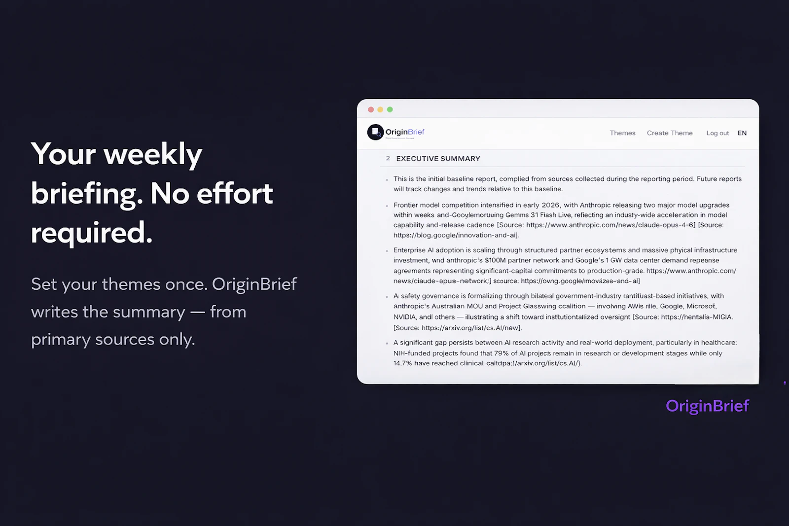 OriginBrief screenshot 3