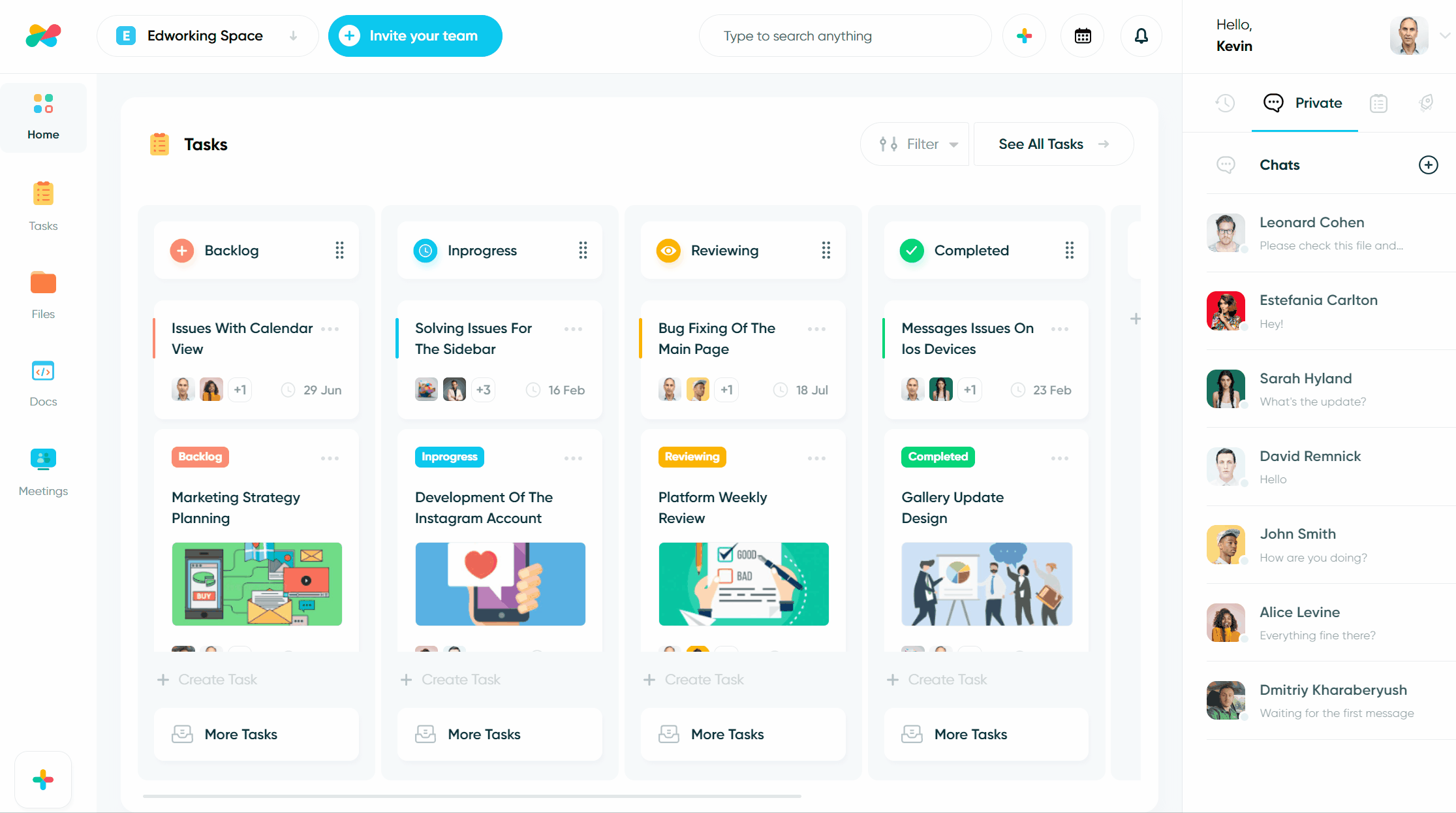 وسائط edworking - يجتمع وإنشاء وتوصيل كل شيء في منصة واحدة 4