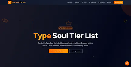 Type Soul Tier List gallery image