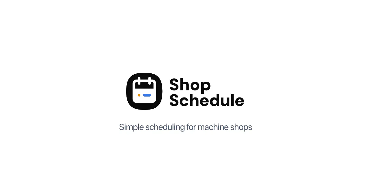 ShopSchedule のプロダクトバナー