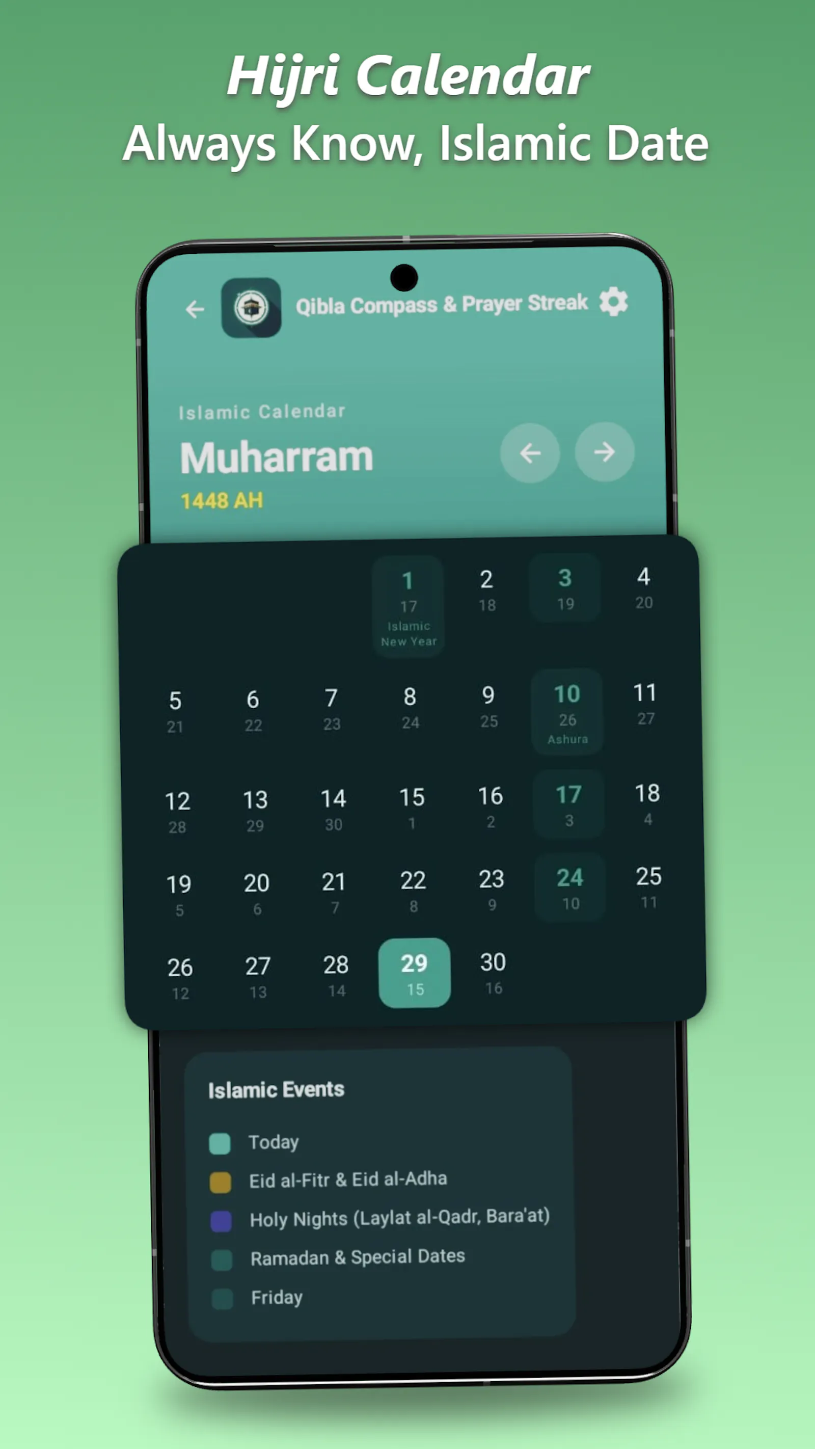 Qibla Compass & Prayer Streak screenshot 6