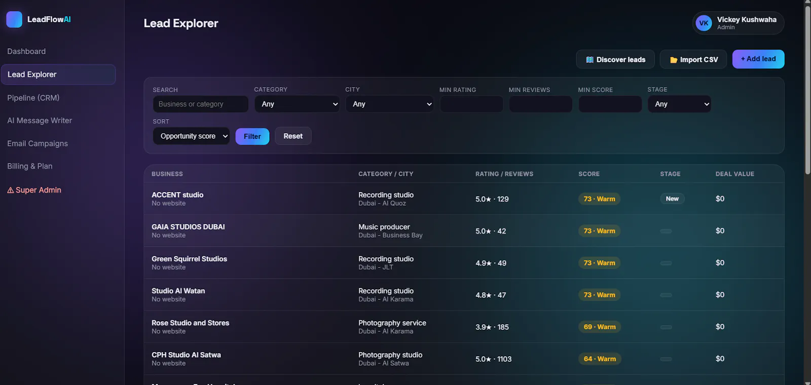 Lead gen Ai screenshot 3