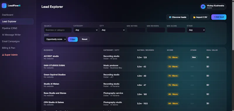Lead gen Ai screenshot 3