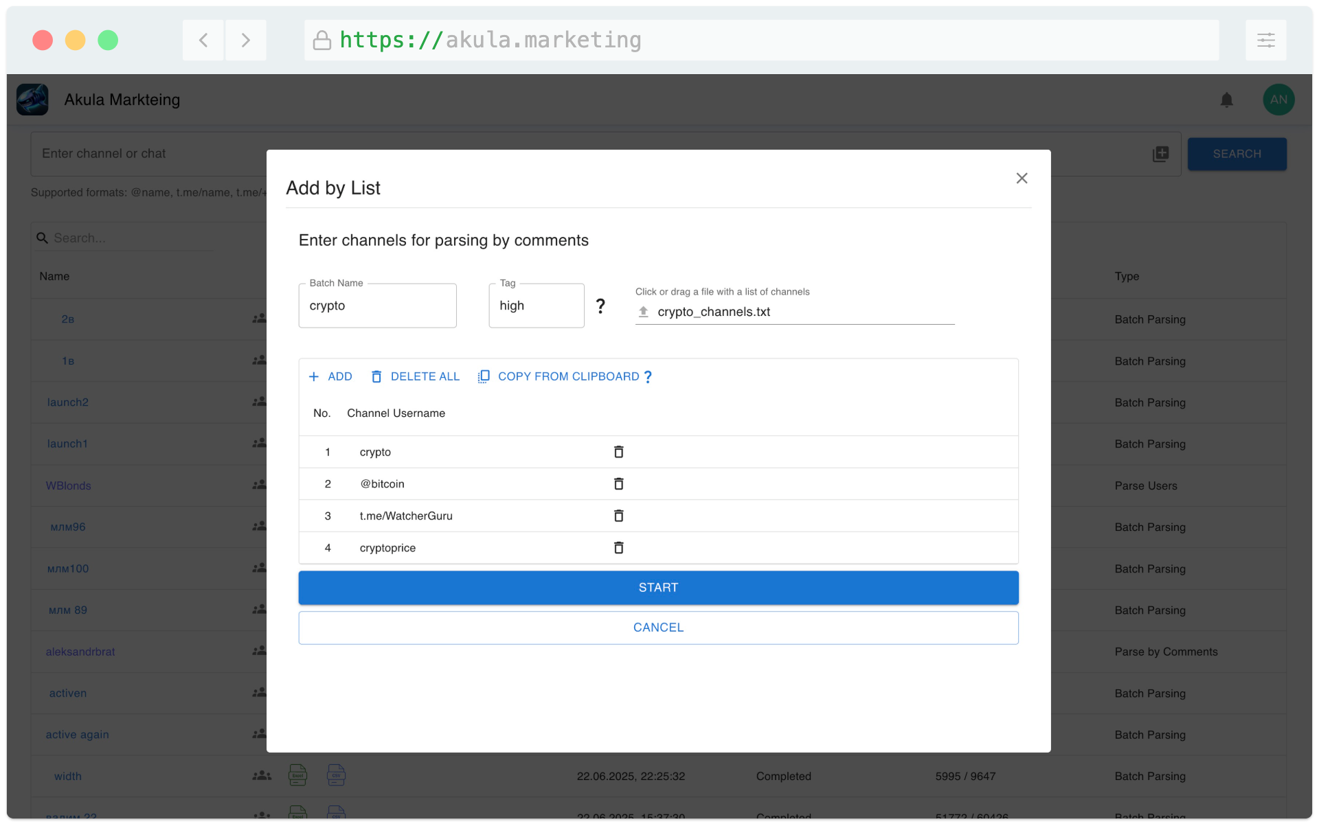 Média Akula Marketing: Telegram Leadgen - Génération de leads télégramme: Parse, Qualify & Outreach 5