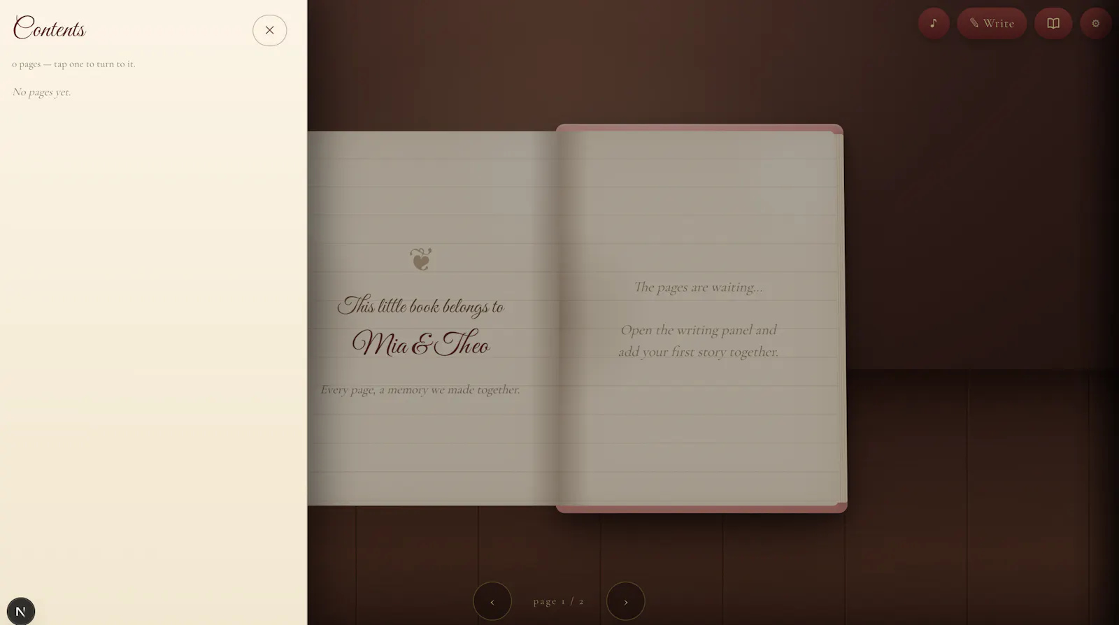 Pages of Love screenshot 4