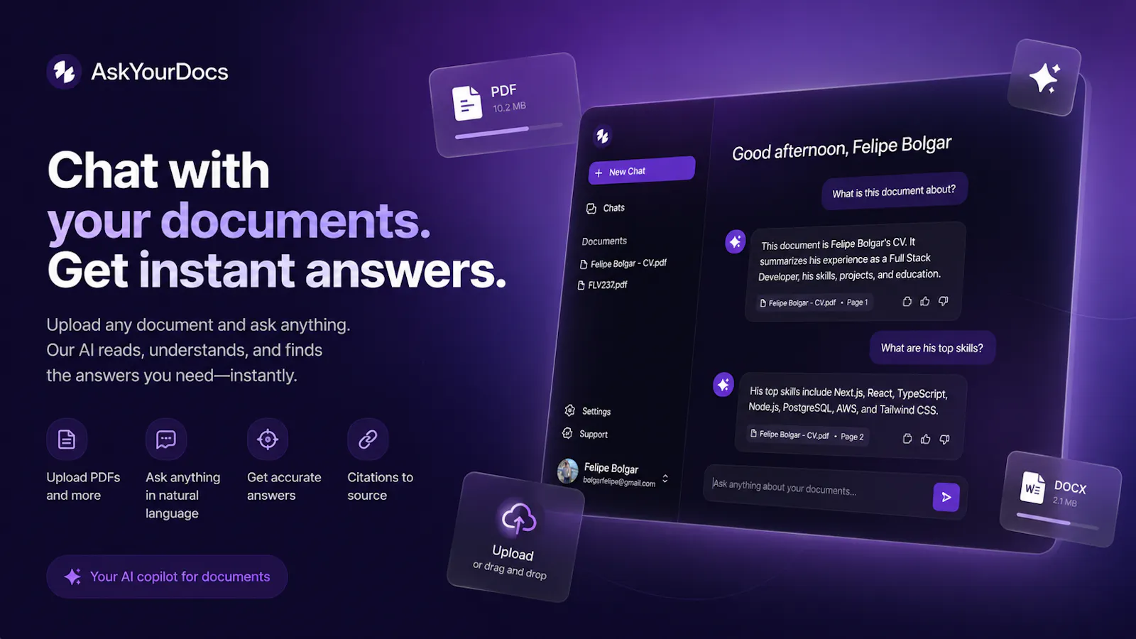 AskYourDocs screenshot 1