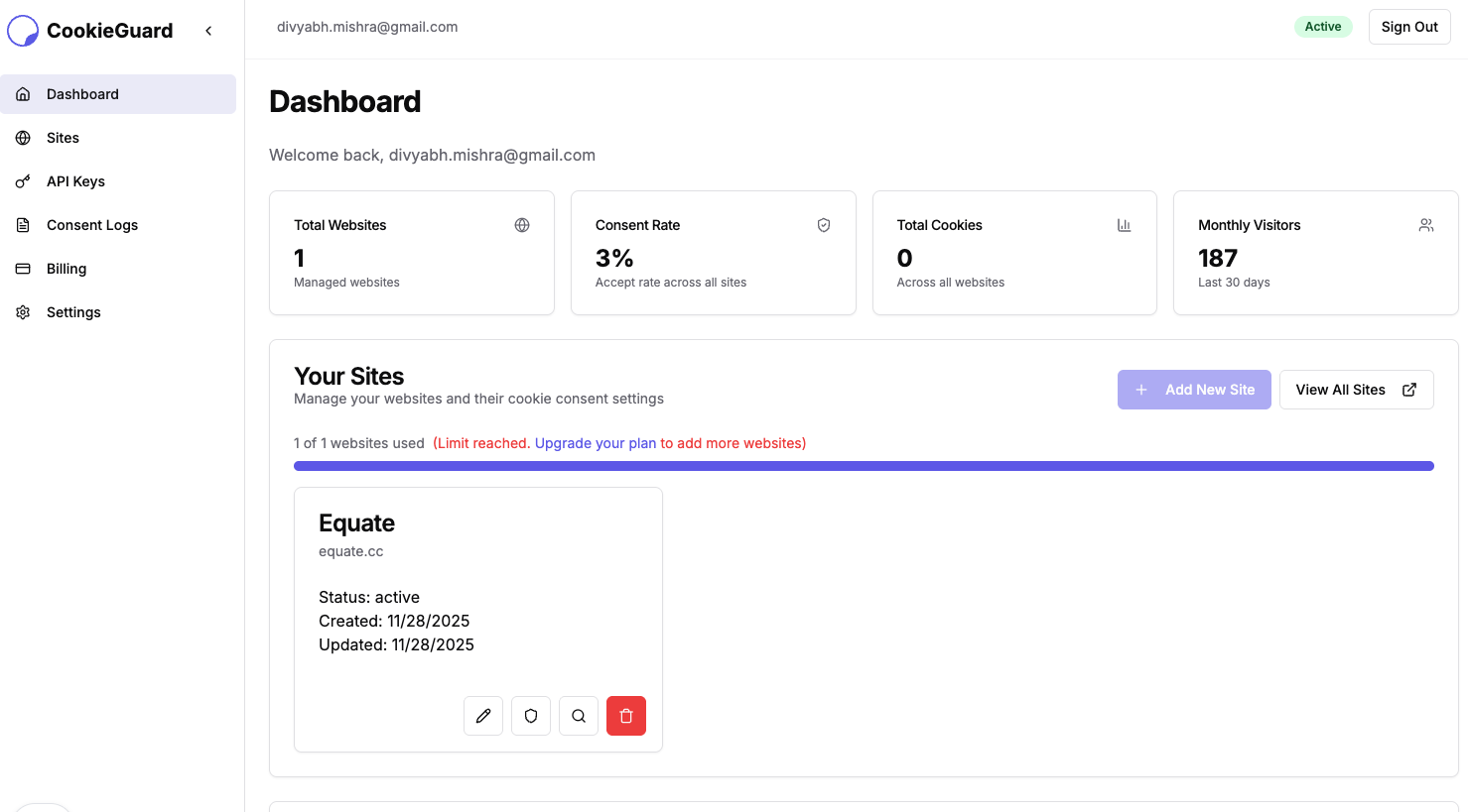 CookieGuard - Screenshot 4 showing product features and functionality