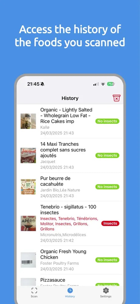 Insect Scan - Screenshot 4 showing product features and functionality
