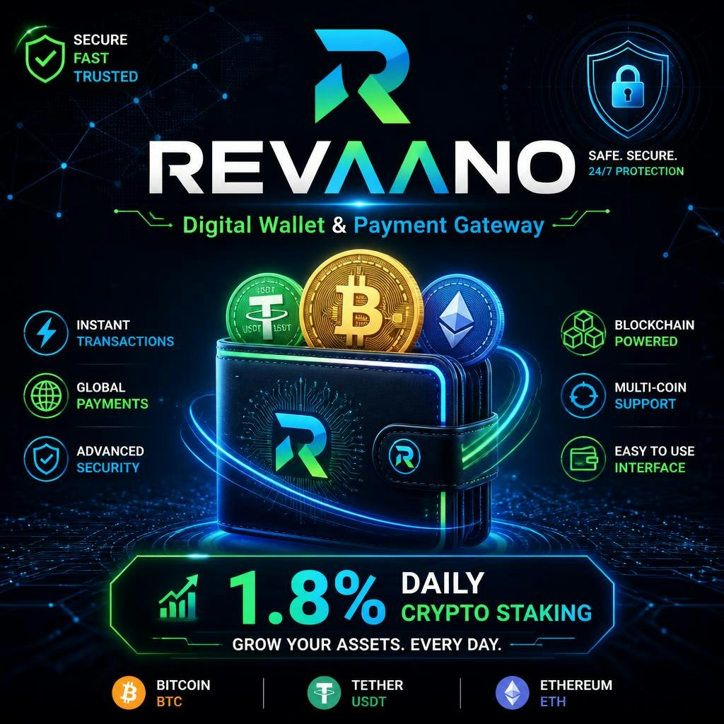 Revaano — No-KYC Crypto Wallet