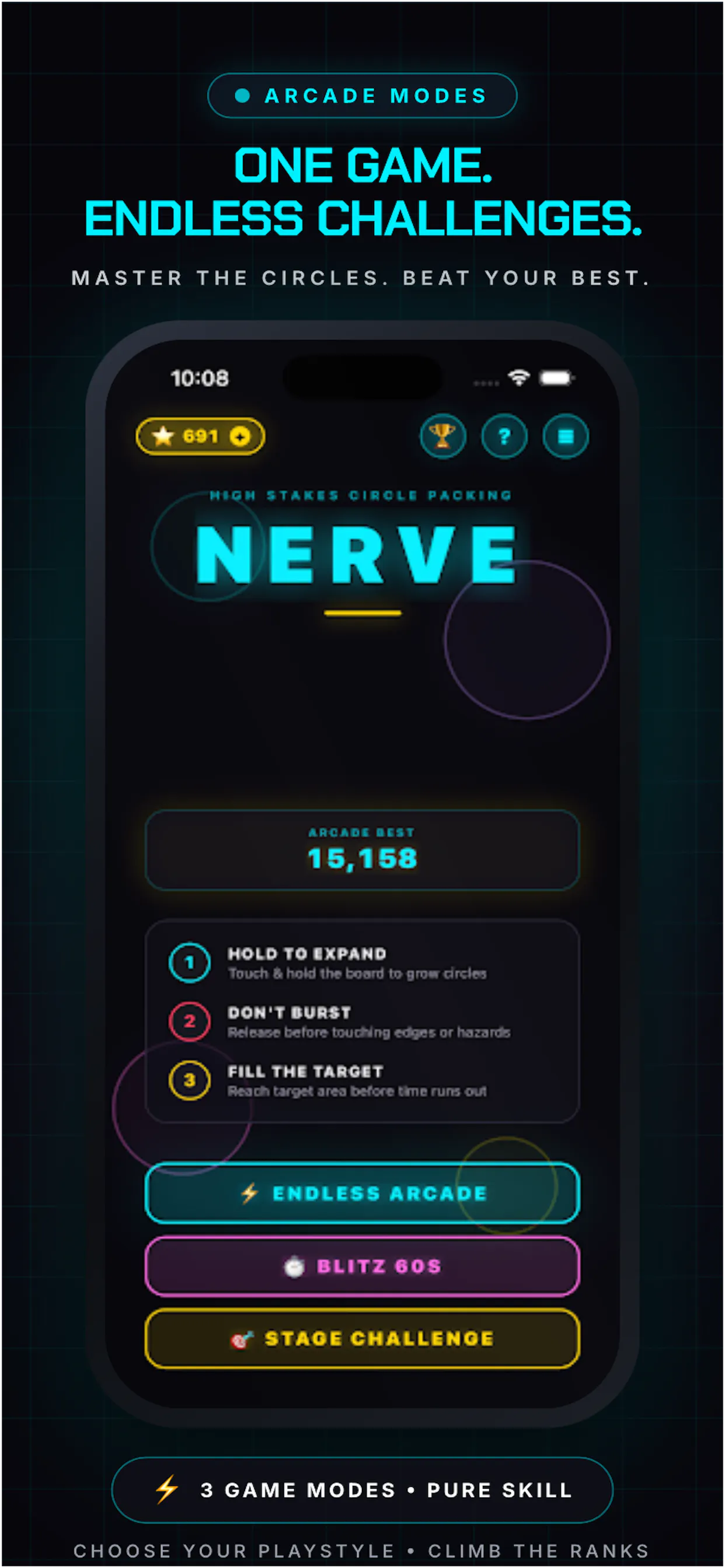 NERVE - Circle Puzzle Arcade gallery image