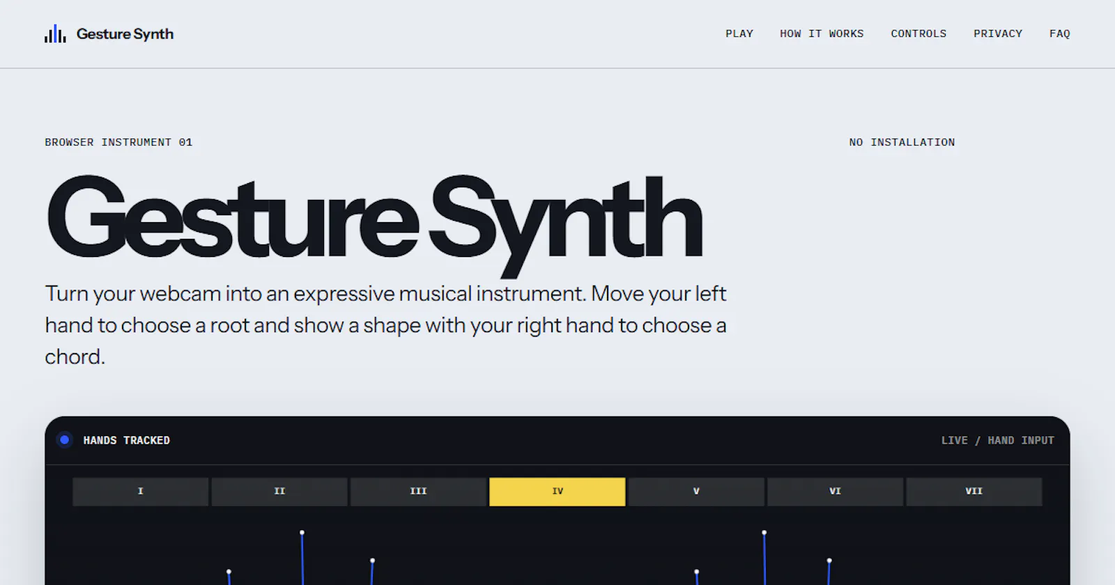Gesture Synth screenshot 1