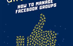 How to manage Facebook groups? (ebook) media 1