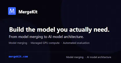 MergeKit Cloud gallery image
