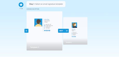 Free Email Signature Template Generator gallery image
