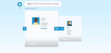Free Email Signature Template Generator gallery image
