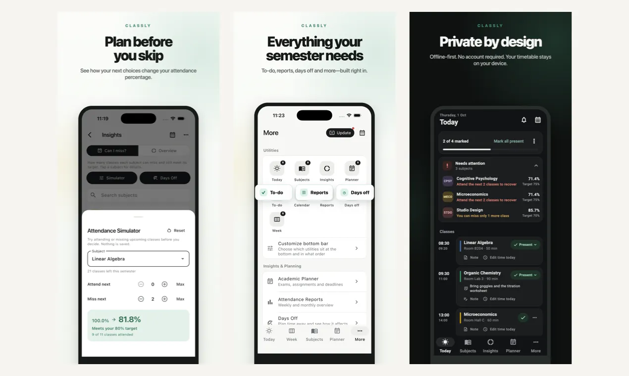 Classly: Attendance Tracker gallery image