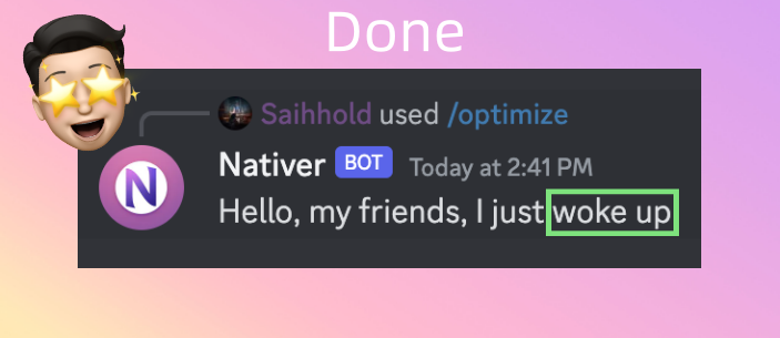 Nativer Discord Bot media 3