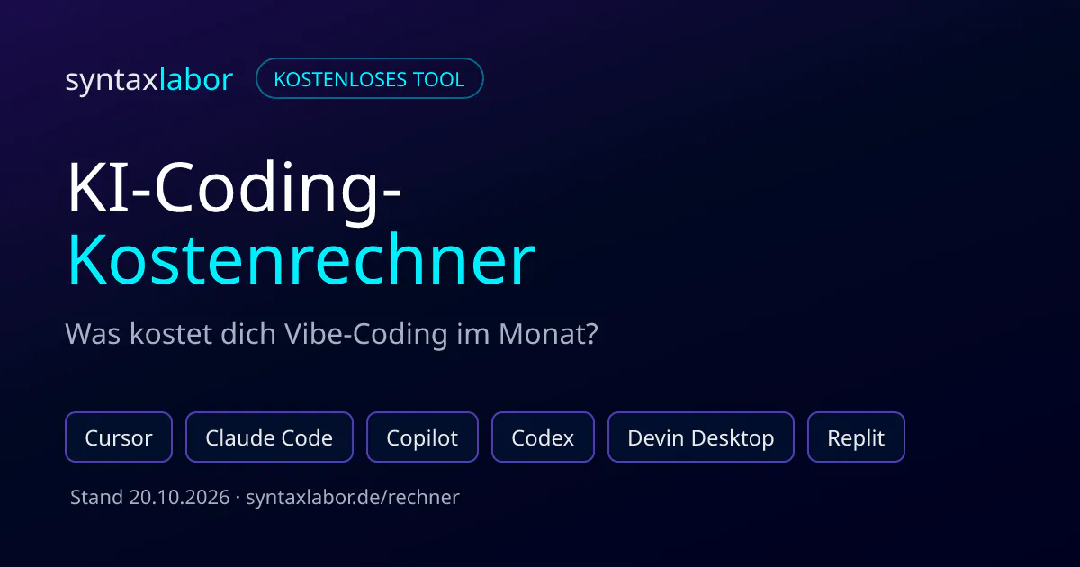 AI Coding Cost Calculator by Syntaxlabor gallery image