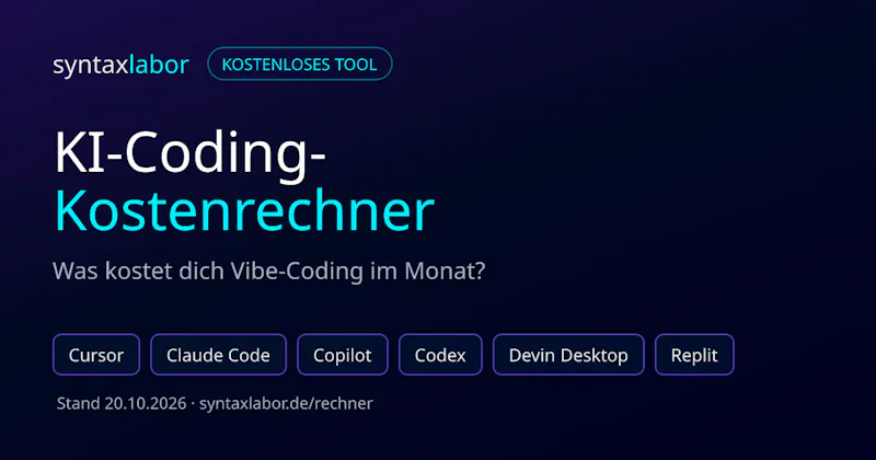 AI Coding Cost Calculator by Syntaxlabor screenshot 1