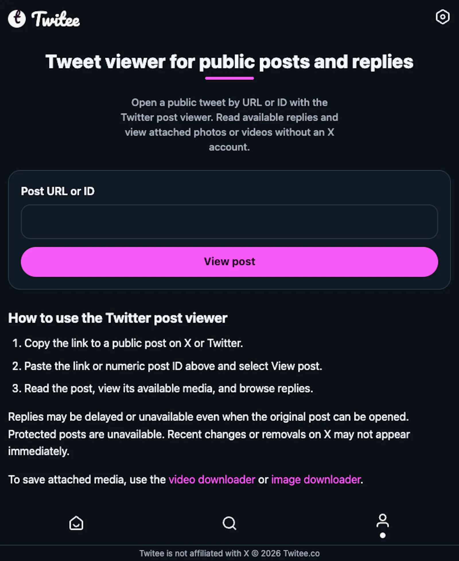 Twitee screenshot 6
