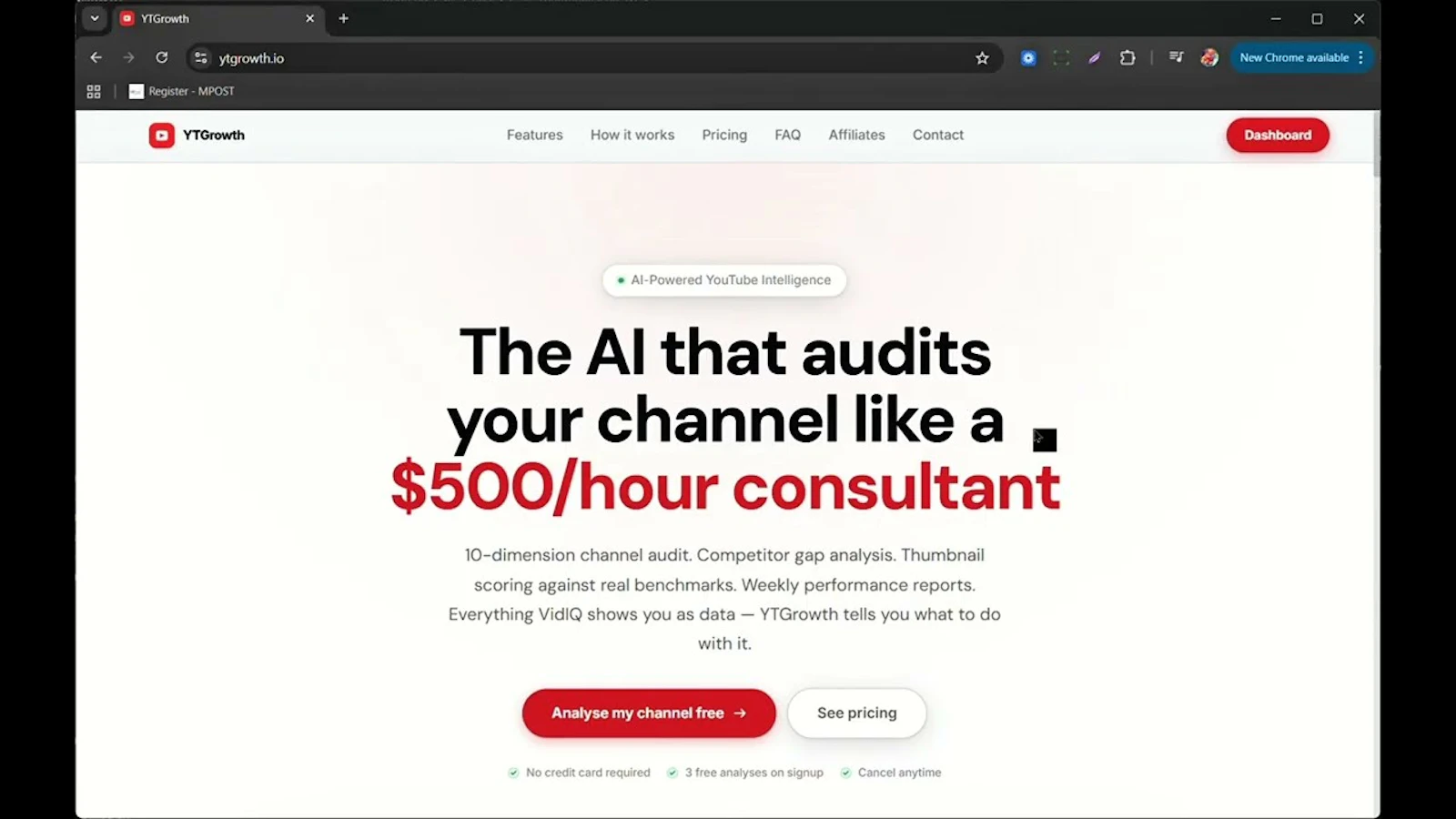 YTGrowth screenshot 1 (video preview)