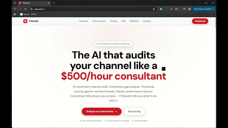 YTGrowth screenshot 1 (video preview)