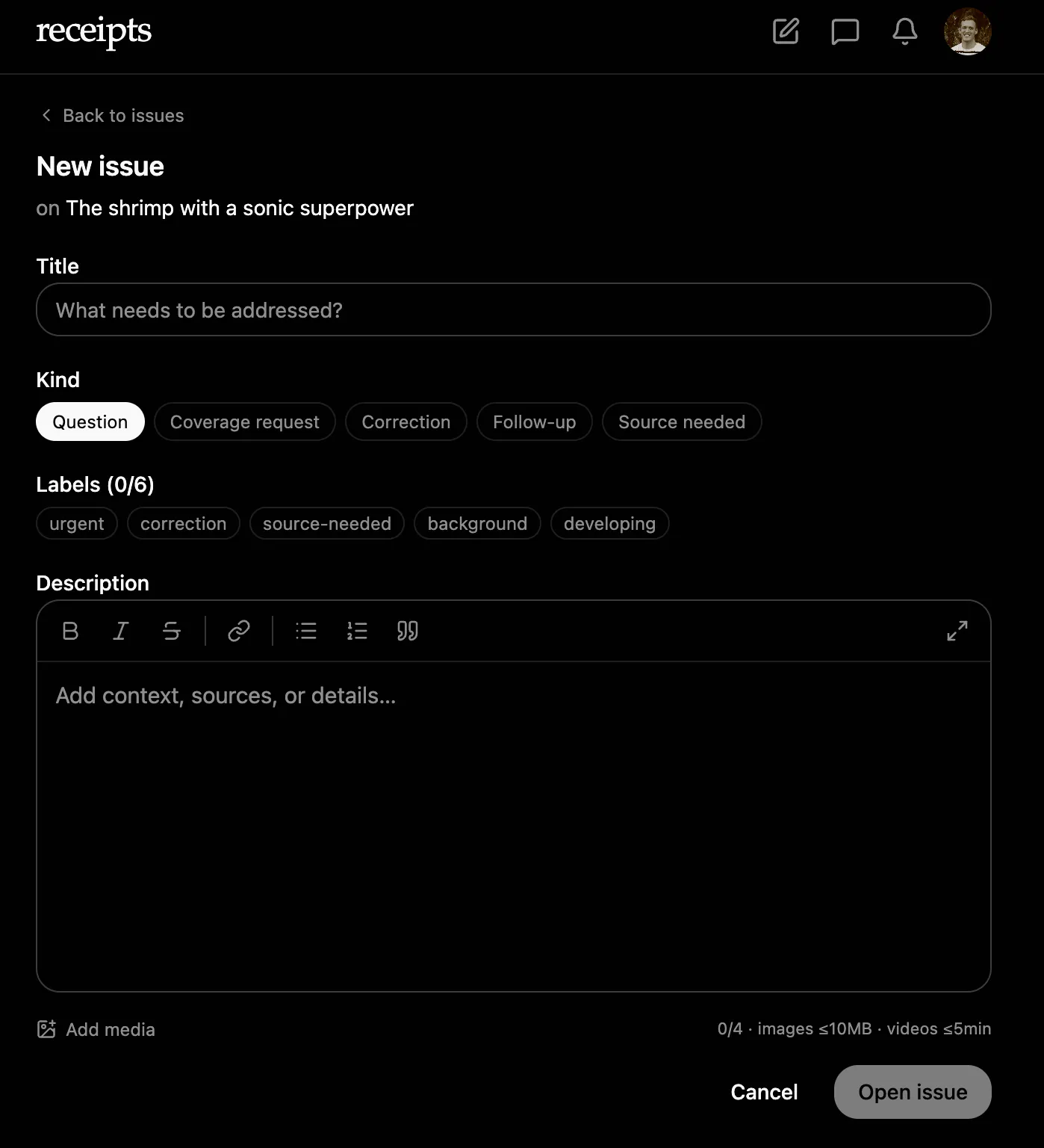 Receipts gallery image