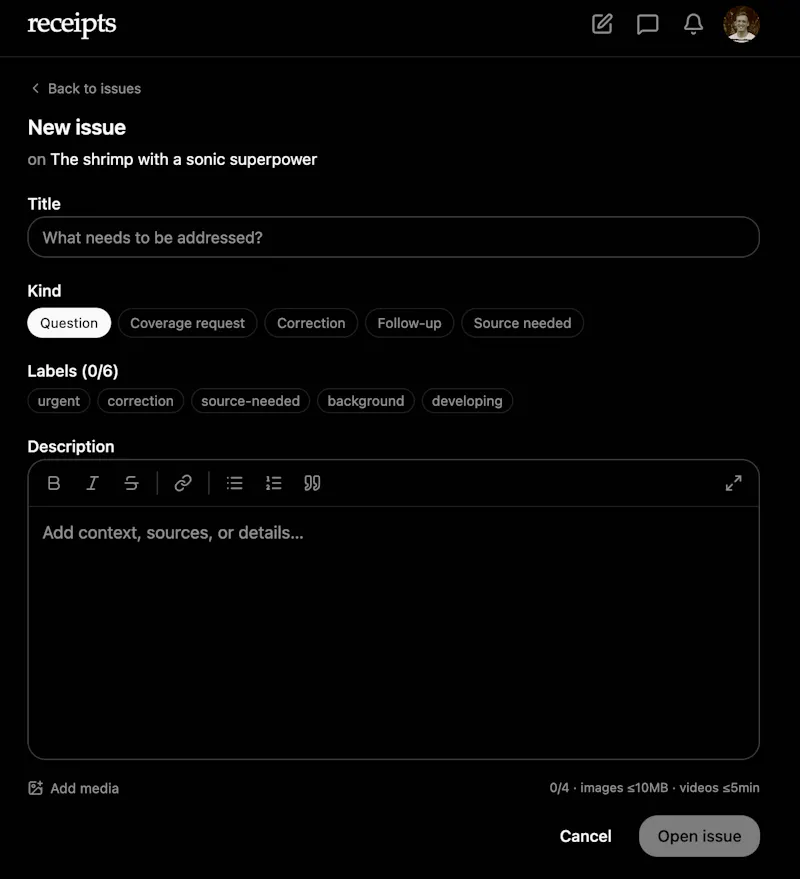 Receipts screenshot 3