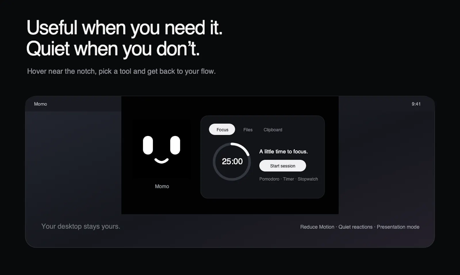 Momo — a little friend for your Mac screenshot 4