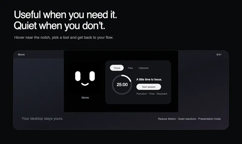 Momo — a little friend for your Mac screenshot 4