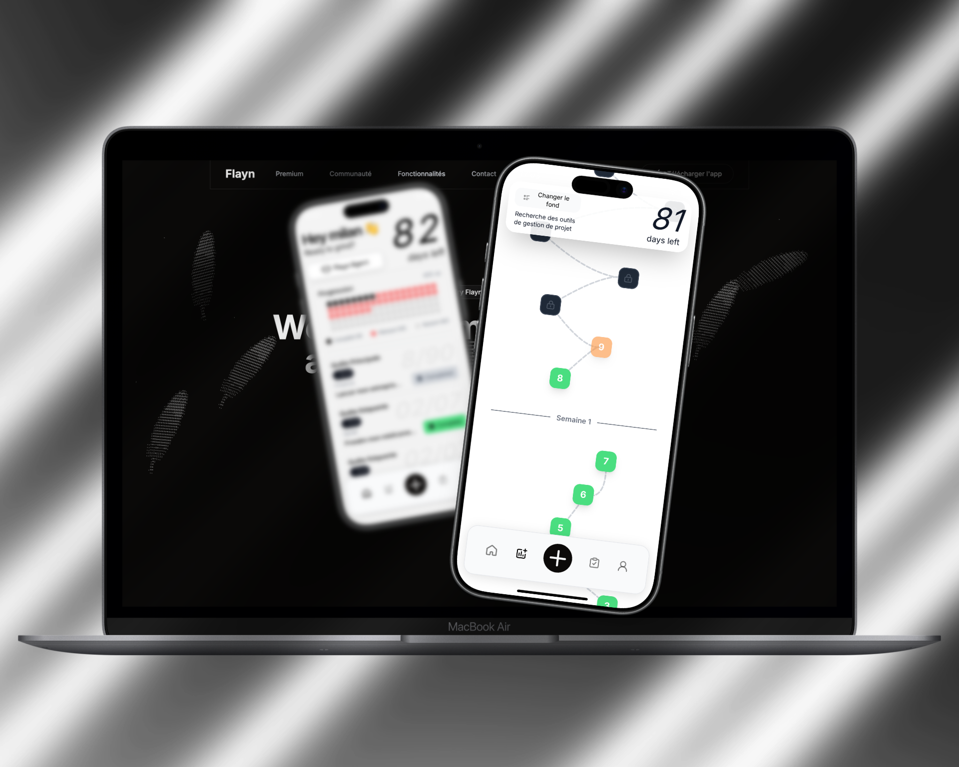 Flayn - Main product screenshot demonstrating key features and user interface