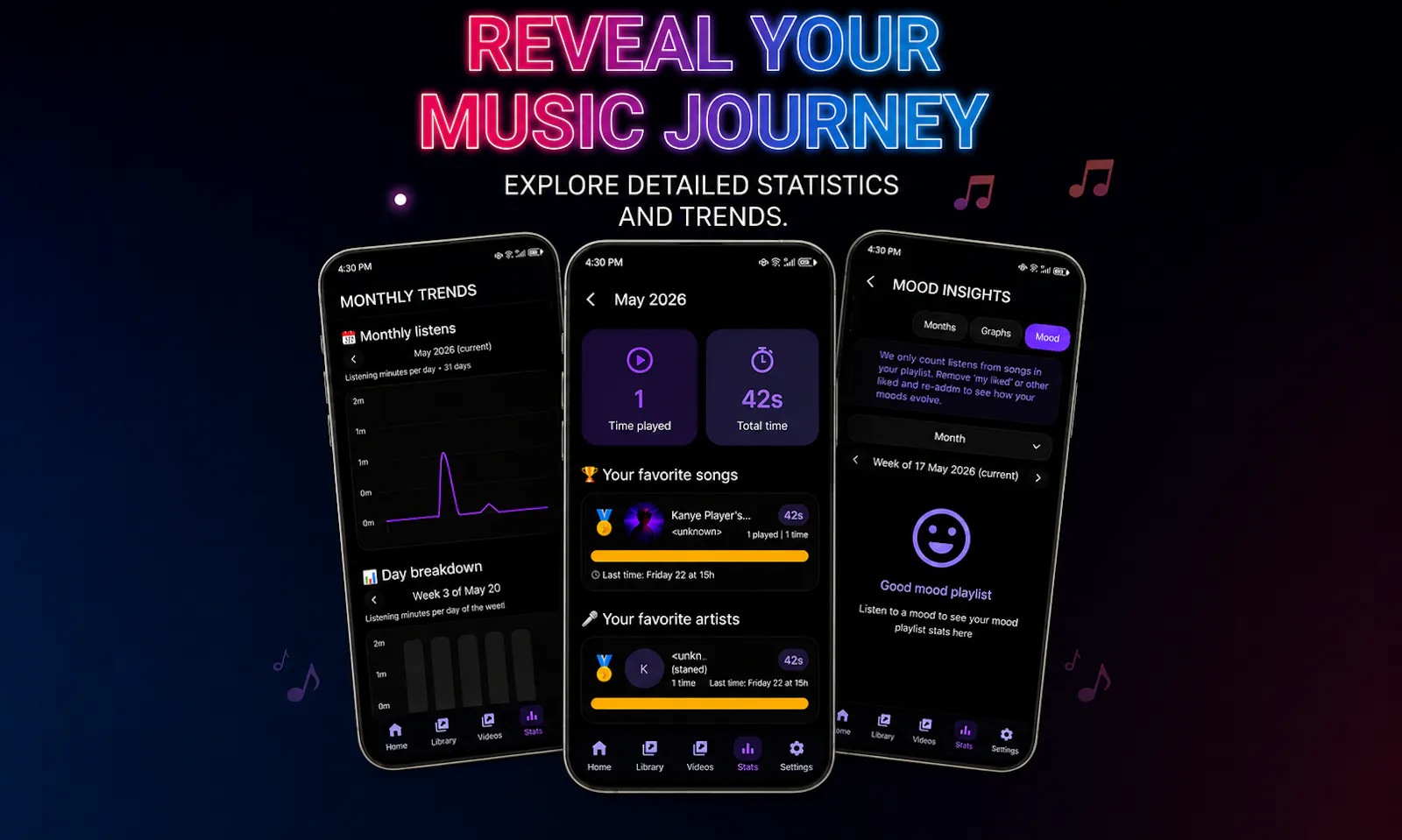 Kaura Player: offline, Music and Video. screenshot 2