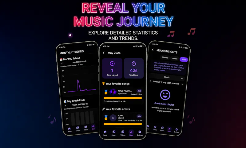 Kaura Player: offline, Music and Video. screenshot 2