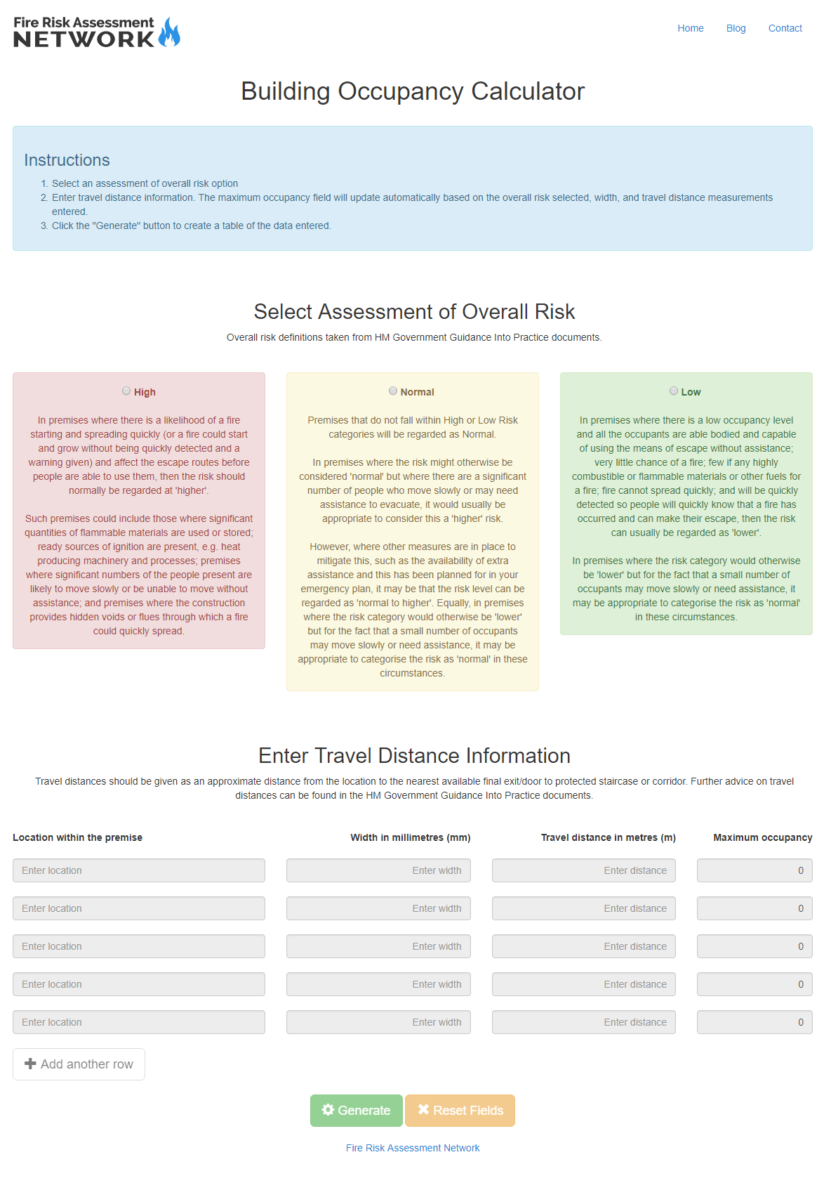 Building Occupancy Calculator gallery image
