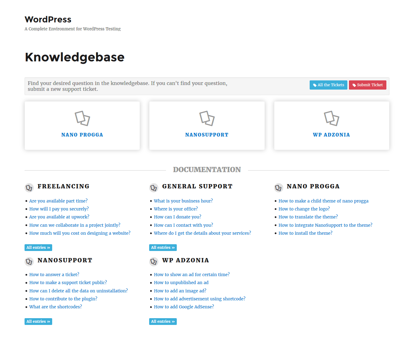 NanoSupport - WordPress Support Ticketing Plugin gallery image