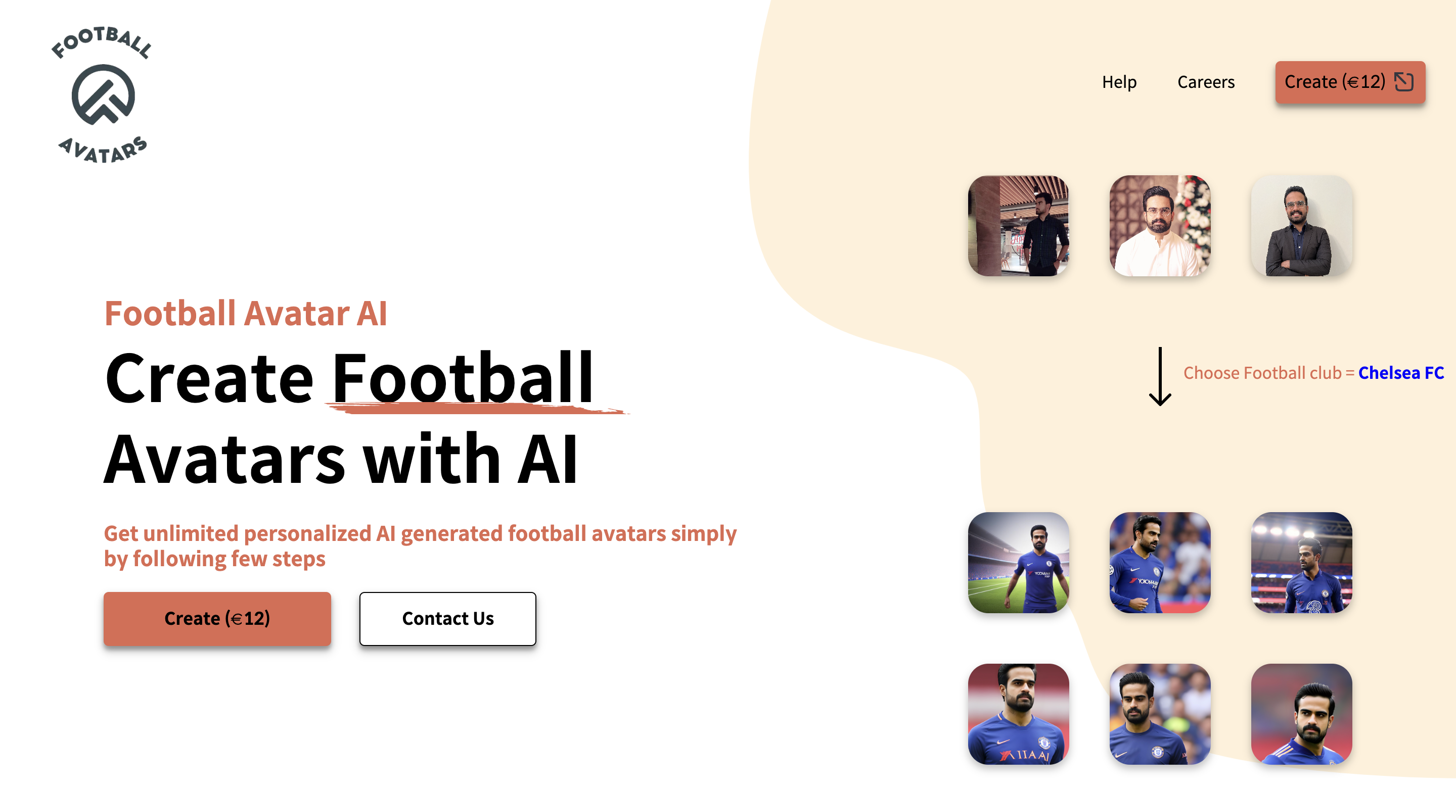 Futbol Avatar AI - AI ile Futbol Avatarları Oluşturun medya 1