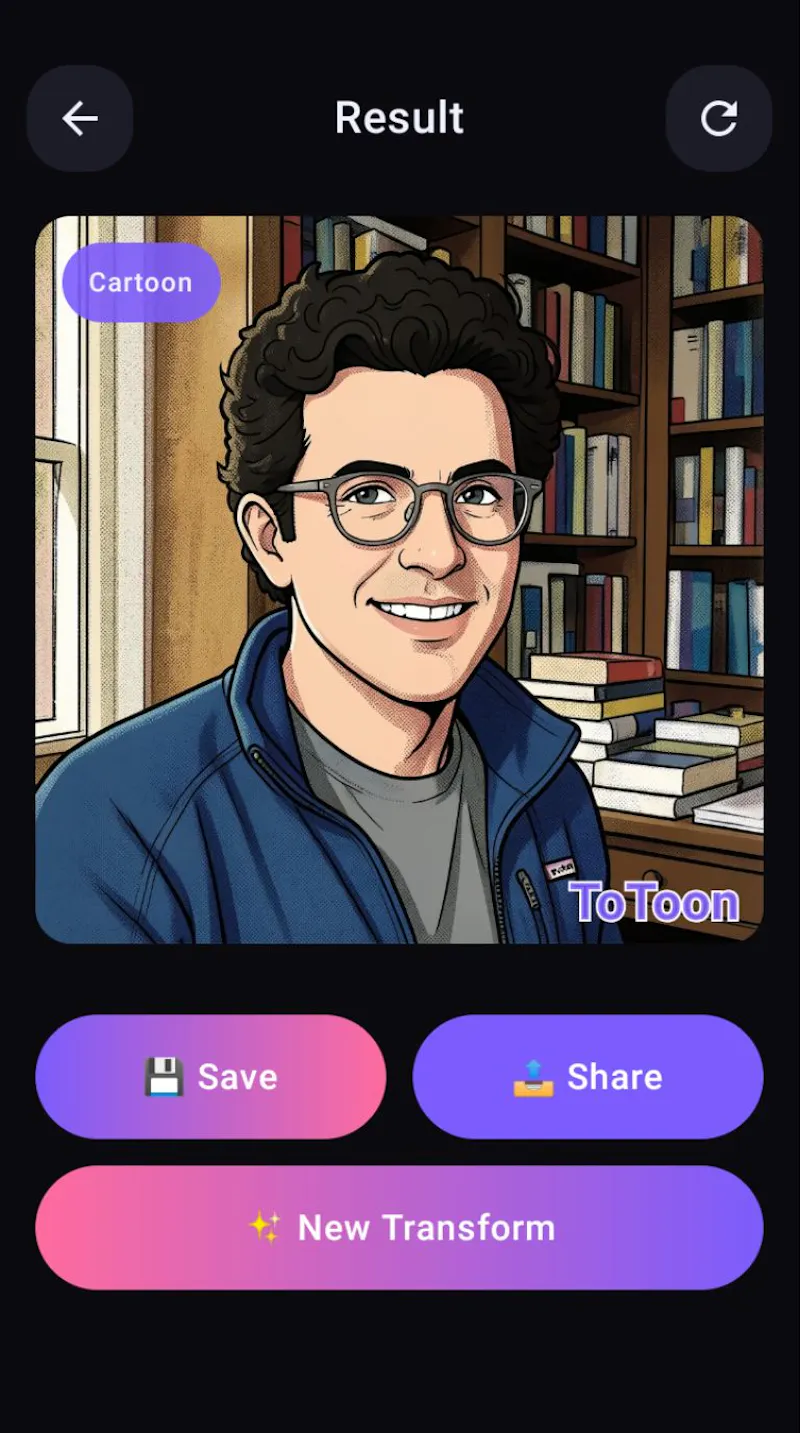 ToToon - Transform Face to Art screenshot 5