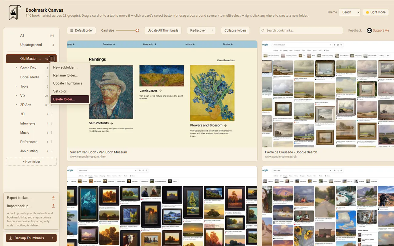 Bookmark Canvas gallery image